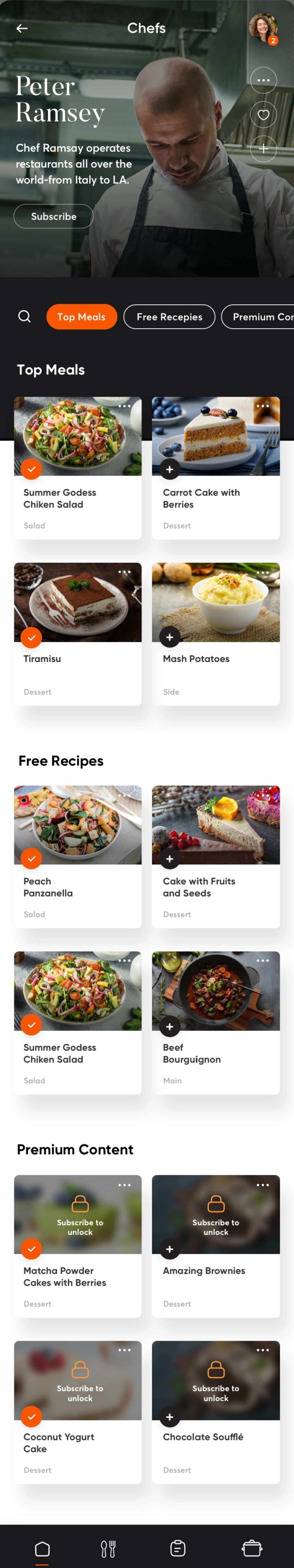 PrepSmart App - Creator Profile